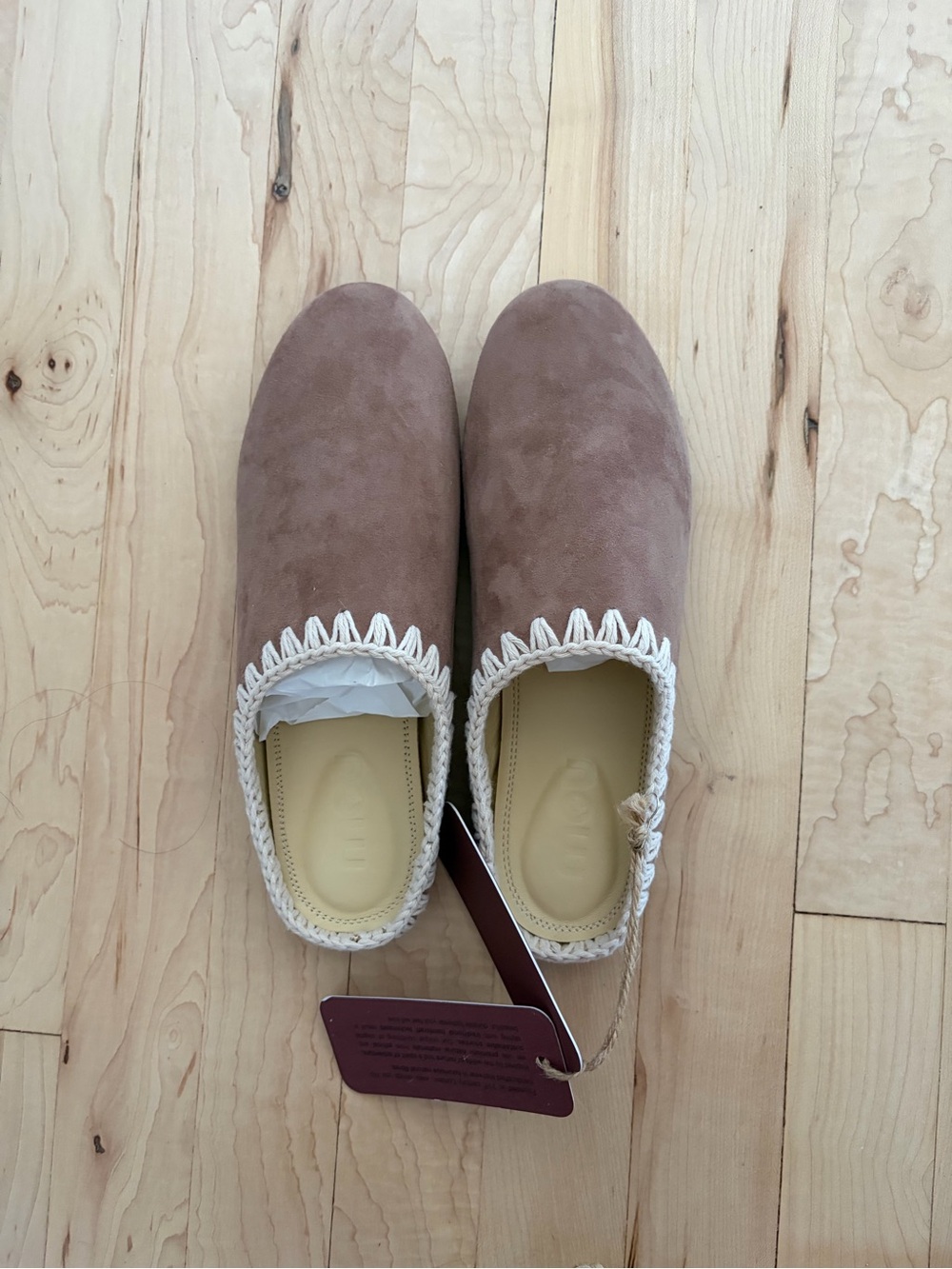 MOU suede summer mules